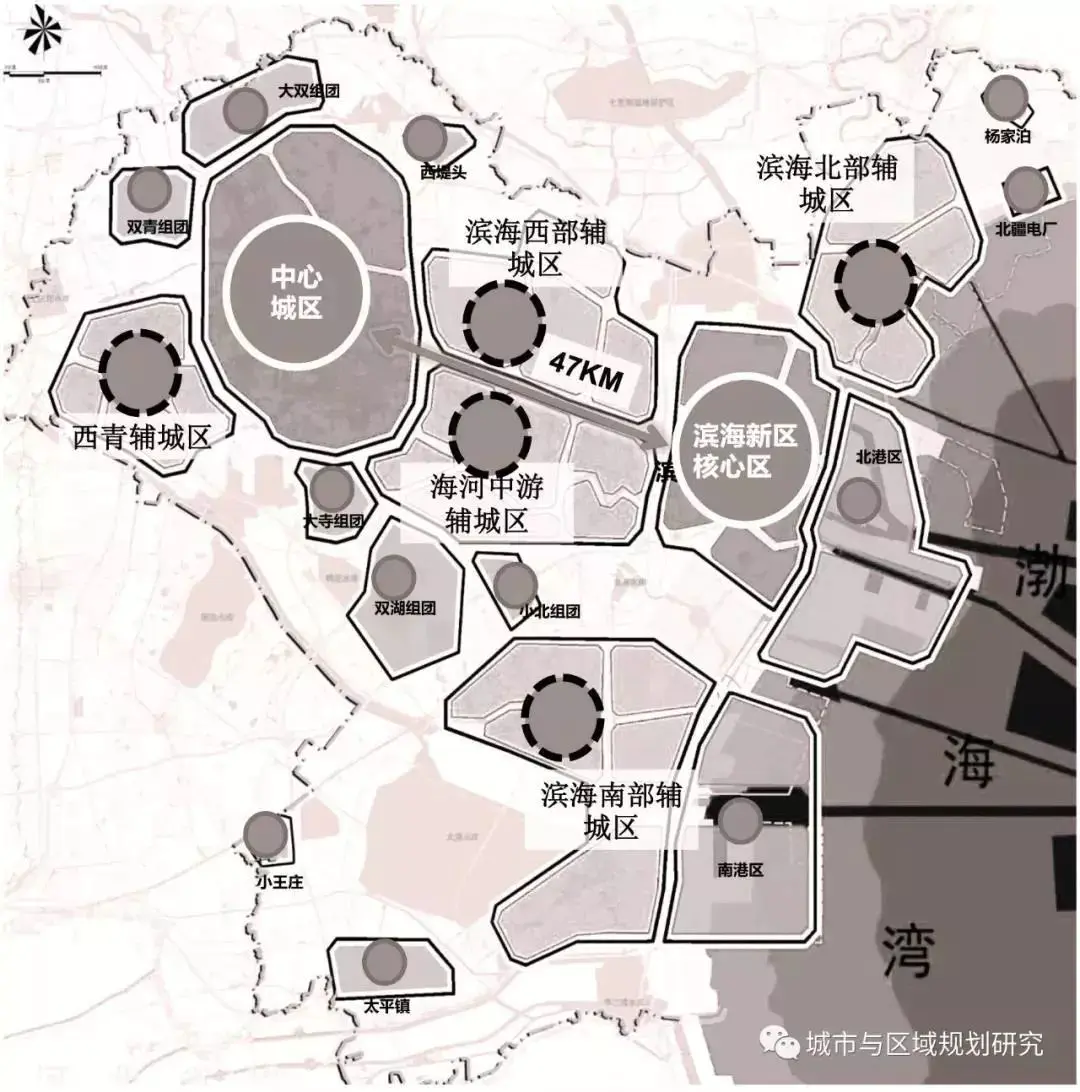 天津市区划分地图-研究 | 新数据环境下天津宜居城市规划总体框架研究