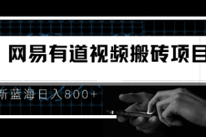 （6673期）8月有道词典最新蓝海项目，视频搬运日入800+