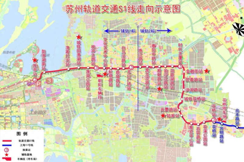 上海到苏州地铁线路图-3月1日S1试运行！上海苏州地铁直达，2日游走起~