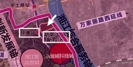 湖南大学湘江学院-这一大片荒野，竟是湖南大学新址？地铁+湘江+绿洲，真有眼光！