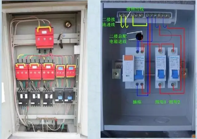 配电箱接线图正规-配电箱接线图讲解 配电箱系统图
