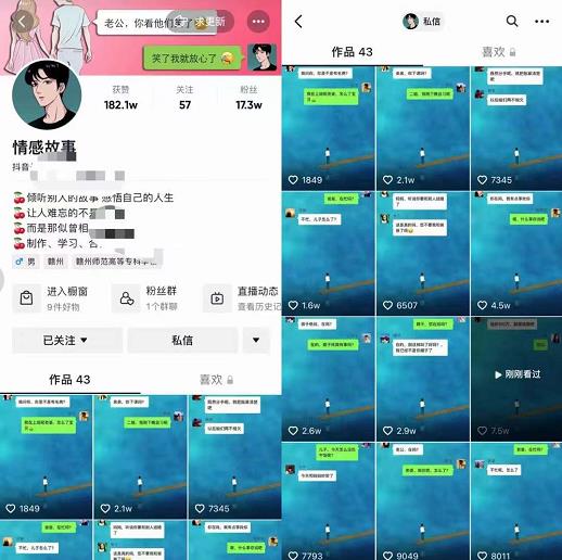 （3062期）情感故事对话号教学，手机操作，吸粉能力超强的起号思路，值得学习