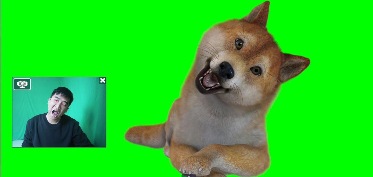 （4181期）实时直播换脸卡通形象出镜，卡通形象面部捕捉