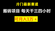 （6665期）最新冷门游戏搬砖项目，零基础也能玩（附教程+软件）