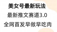 （6761期）全新模式，全网首发，亲测三个视频涨粉6w【附带教程和素材】