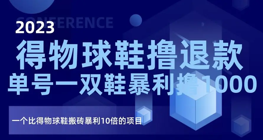 2023得物球鞋撸退款，单号一双鞋暴利撸1000，一个比得物球鞋搬砖暴利10倍的项目【揭秘】