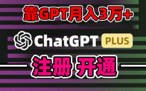 靠卖chatgp账号,4.0代充,日入1000+,精准引流,暴力变现
