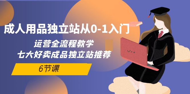 成人用品独立站从0-1入门，运营全流程教学，七大好卖成品独立站推荐-6节课