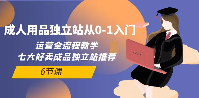 成人用品独立站从0-1入门，运营全流程教学，七大好卖成品独立站推荐-6节课-亿创圈