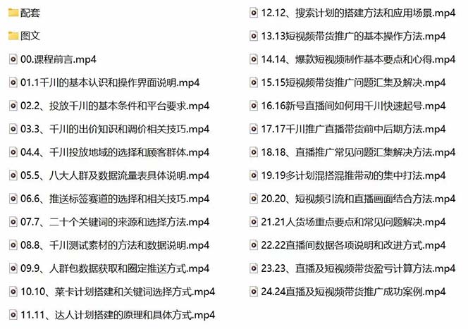 图片[2]-2023巨量千川小白到高手：推广逻辑 计划搭建 搭建思路等(教程+图文+配套)