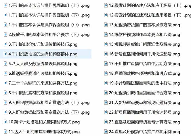 图片[3]-2023巨量千川小白到高手：推广逻辑 计划搭建 搭建思路等(教程+图文+配套)