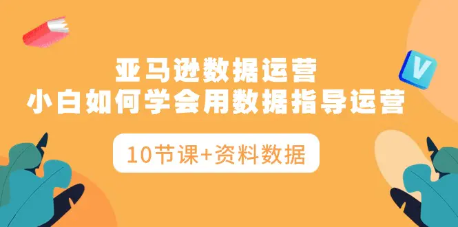 图片[1]-亚马逊数据运营，小白如何学会用数据指导运营（10节课+资料数据）