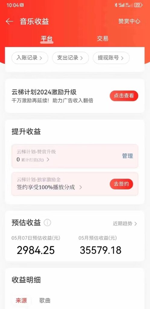 网易云音乐挂机项目，单机200+，躺赚即可，正在红利期，无脑且暴力-优创圈