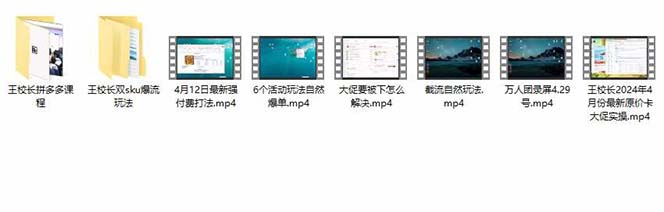 图片[3]-拼多多·实战课：万人团玩法/截流自然流/最新强付费打法/最新原价卡大促..