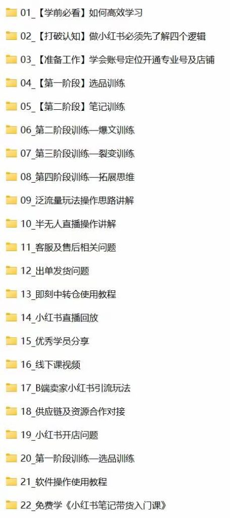 小红书-笔记带货课【6月更新】流量 电商新机会 315节正课+64节隐藏课-优创圈