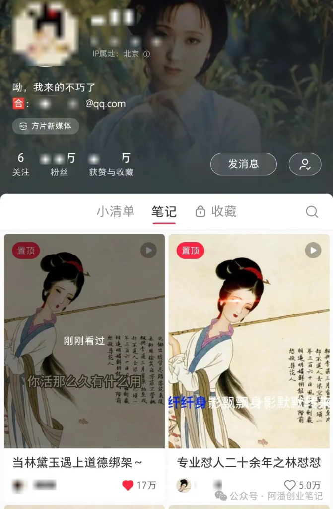 林妹妹在小红书上怼人【半年涨粉28万】-琪琪网创