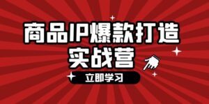 商品-IP爆款打造实战营【第四期】,手把手教你打造商品IP,爆款 不断-优创圈