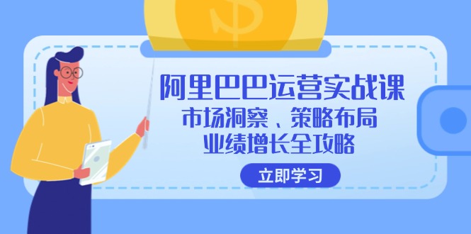 阿里巴巴运营实战课：市场洞察、策略布局、业绩增长全攻略-创富新天地