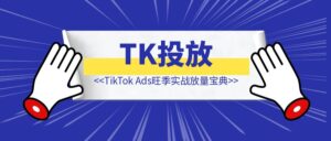 TikTok Ads旺季实战放量宝典-优创圈