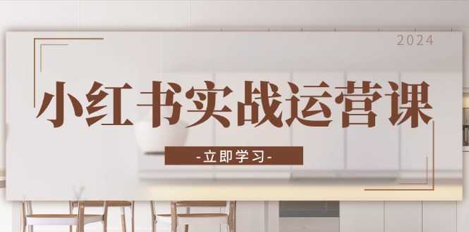 小红书实战运营课：从开通店铺到直播话术，打造爆款笔记与高效直播-优创圈
