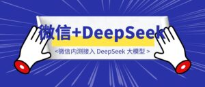内测上了,微信内测接入 DeepSeek 大模型!百度搜索危险了,分享 5 点感受-优创圈