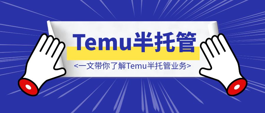 一文带你了解Temu半托管业务-轻创圈