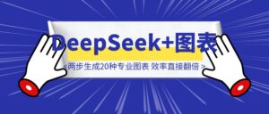 DeepSeek逆天操作！两步生成20种专业图表，打工人效率直接翻倍！-优创圈