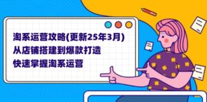淘系运营攻略, 从店铺搭建到爆款打造,快速掌握淘系运营-优创圈
