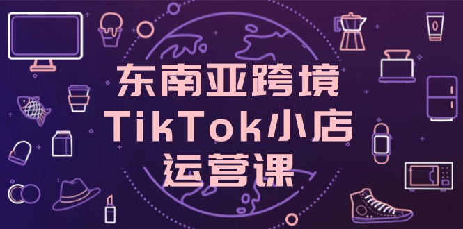 东南亚跨境TikTok小店运营课，掌握店铺设置与流量转化核心技巧-优创圈