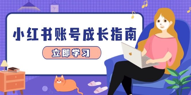 小红书账号成长指南，爆款选题+精准定位+数据分析，系统提升账号变现能力-点创网