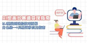AI绘画多赛道变现指南：MJ基础到进阶技巧拆解，角色统一+风格迁移应用指南-优创圈