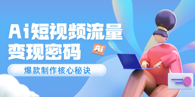 Ai短视频流量密码，爆款制作核心秘诀，120万案例深度解析-轻创圈