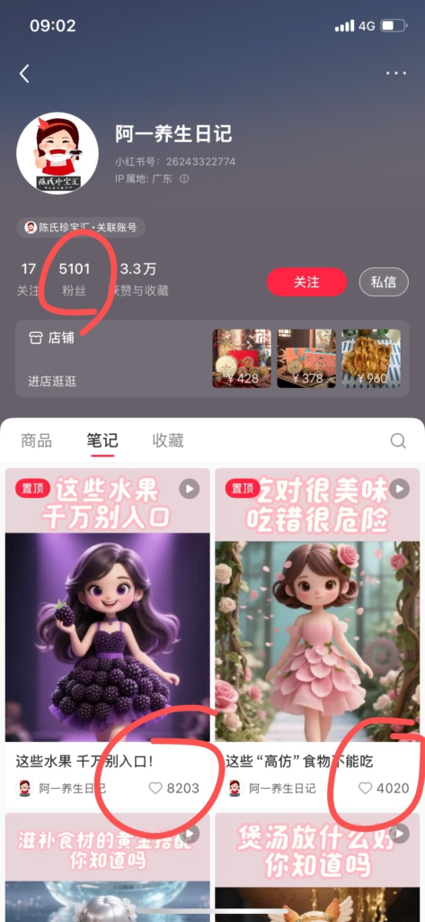 养生健康小红书博主，做AI短视频低粉高变现，有异常值！-搞钱线报📢论坛-网创交流-优创圈