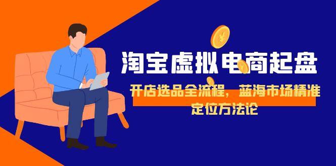 淘宝虚拟电商起盘，开店选品全流程，蓝海市场精准定位方法论-云创优业