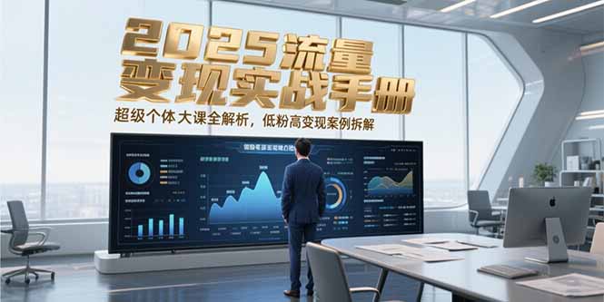 2025流量变现实战手册，超级个体大课全解析，低粉高变现案例拆解-聚创学社
