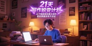 21天写作蜕变计划，从下笔困难到爆文创作，系统掌握变现方法论-优创圈