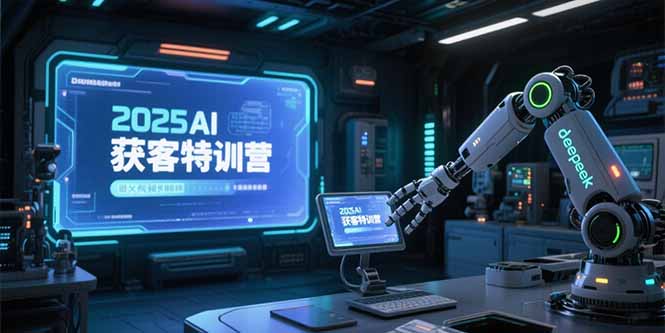 2025AI获客特训营，AI图文视频全制作，deepseek工具实操教学-胜创圈