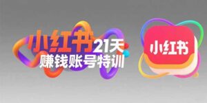 小红书21天赚钱账号特训：黄金定位技巧，高转粉文案创作，科学引流策略-优创圈