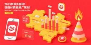 2025拼多多盈利地图：强付费推广策略/活动爆流/自然流量获取系统-优创圈