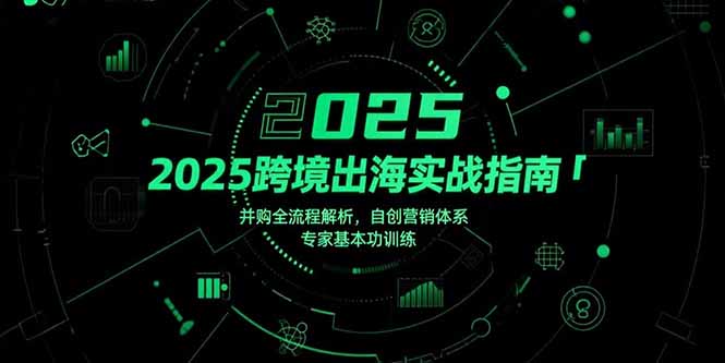 2025跨境出海实战指南，并购全流程解析，自创营销体系，专家基本功训练-胜创圈