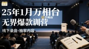 25年万相台无界爆款特训营线下录音-优创圈
