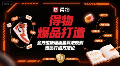 图片[1]-得物爆品打造，全方位梳理得物流量算法规则爆品打造规则-创客圈