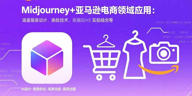 Midjourney+电商领域商业应用：涵盖服装设计、换脸技术、实拍结合等-胜创圈