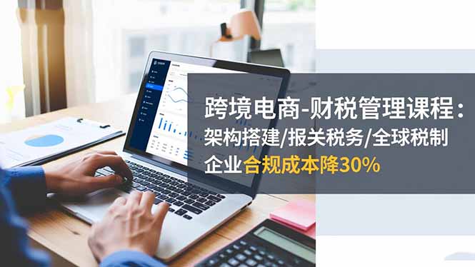 跨境电商-财税管理课程：架构搭建/报关税务/全球税制，企业合规成本降30%-点创网