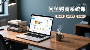 闲鱼财商系统课：从盈利逻辑、店群运营到品类实战，实现稳定月入过万-优创圈