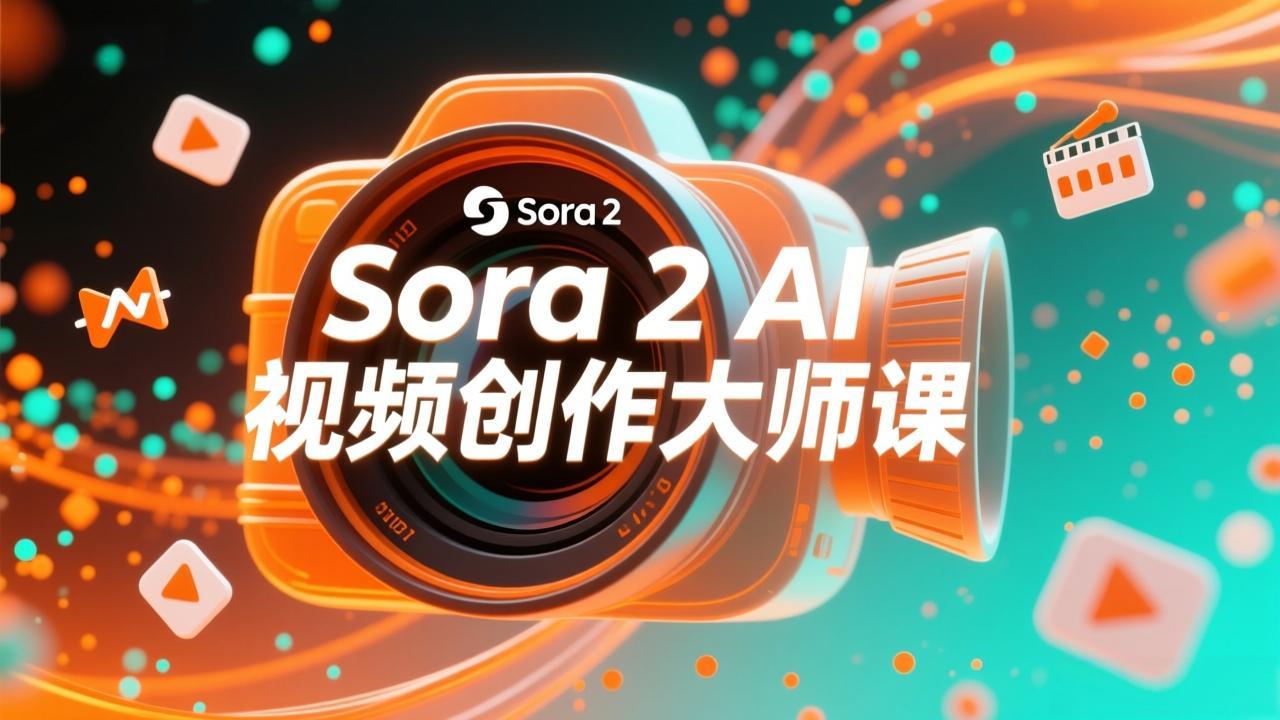 如何利用Sora 2创建流行AI人工智能视频大师班教程：掌握创作全流程，产出百万播放内容-清创圈