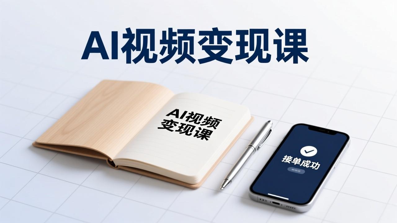 AI视频变现课,学完即可创作短片、接商单,实现副业增收,单项目报价可达千元-伙伴笔记