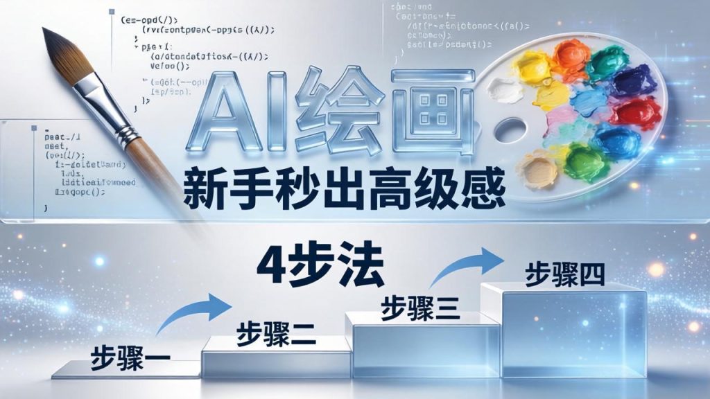 AI绘画入门别再硬磕了！即梦4步法：万能提示词公式+BRTR框架，新手秒出高级感-优创圈
