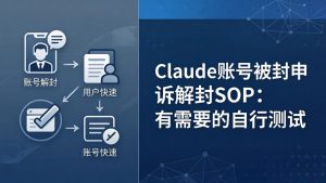 Claude账号被封申诉解封SOP：有需要的自行测试-优创圈