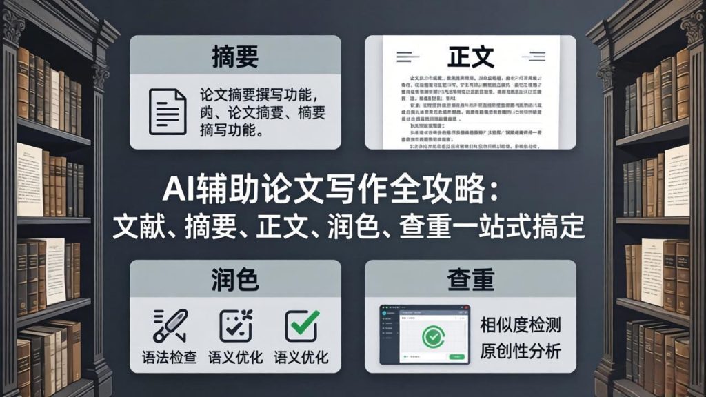AI辅助论文写作全攻略：文献、摘要、正文、润色、查重一站式搞定-优创圈